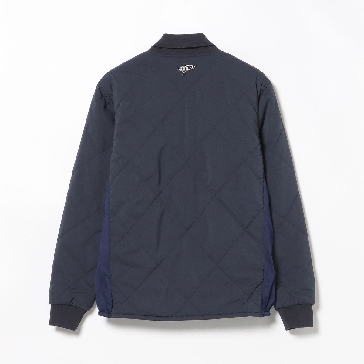 ORANGE LABEL 格子キルト 切り替えジップブルゾン(アウター