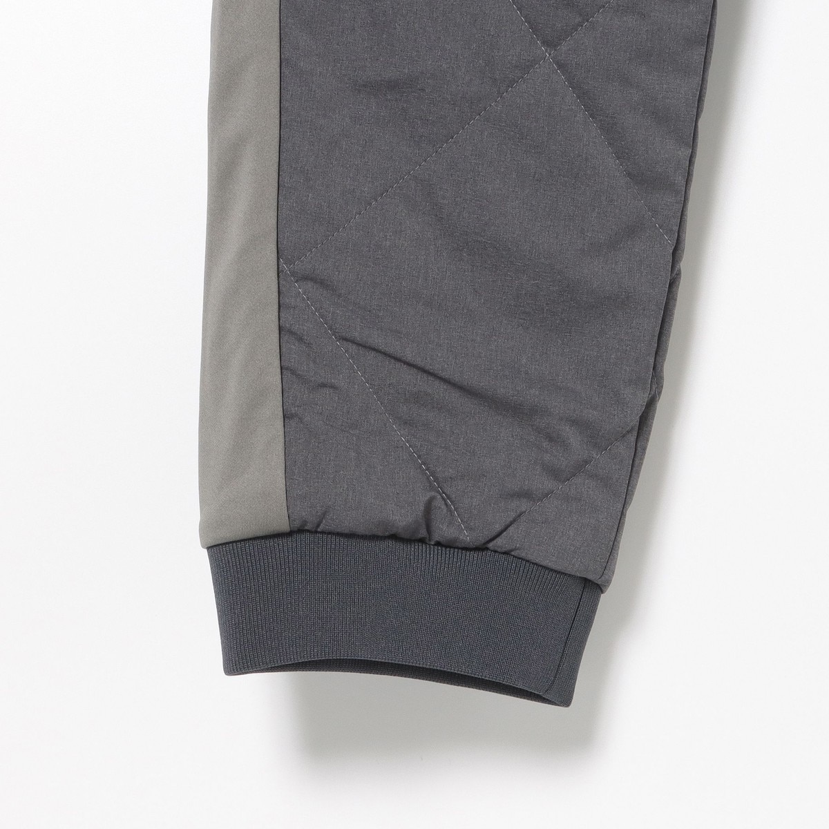 ORANGE LABEL 格子キルト 切り替え 裾リブパンツ(ロングパンツ)|BEAMS