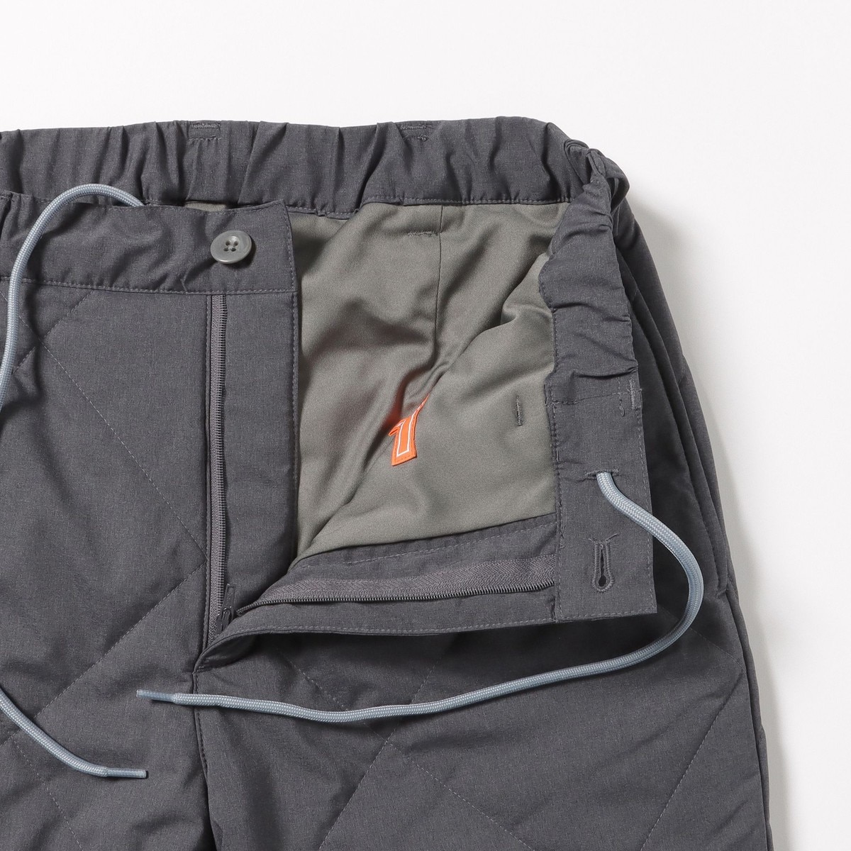 ORANGE LABEL 格子キルト 切り替え 裾リブパンツ(ロングパンツ)|BEAMS