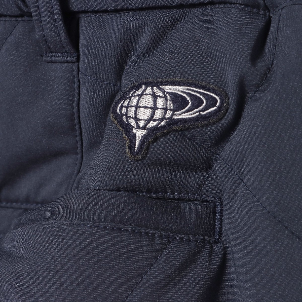 ORANGE LABEL 格子キルト 切り替え 裾リブパンツ(ロングパンツ)|BEAMS