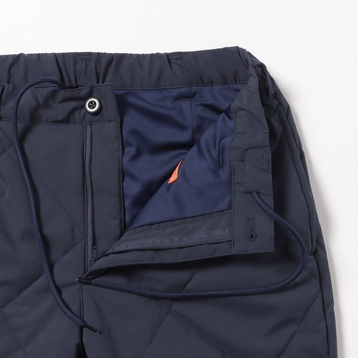 ORANGE LABEL 格子キルト 切り替え 裾リブパンツ(ロングパンツ)|BEAMS