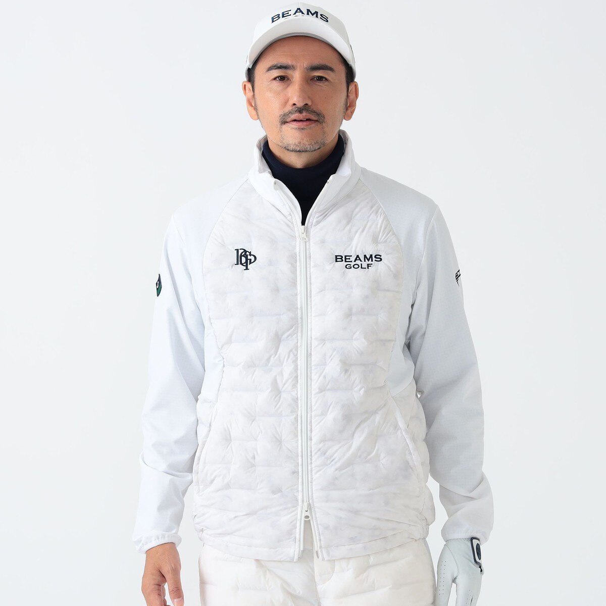 PUPLE LABEL スフィダンテ 接結ダウン 切り替えブルゾン(アウター