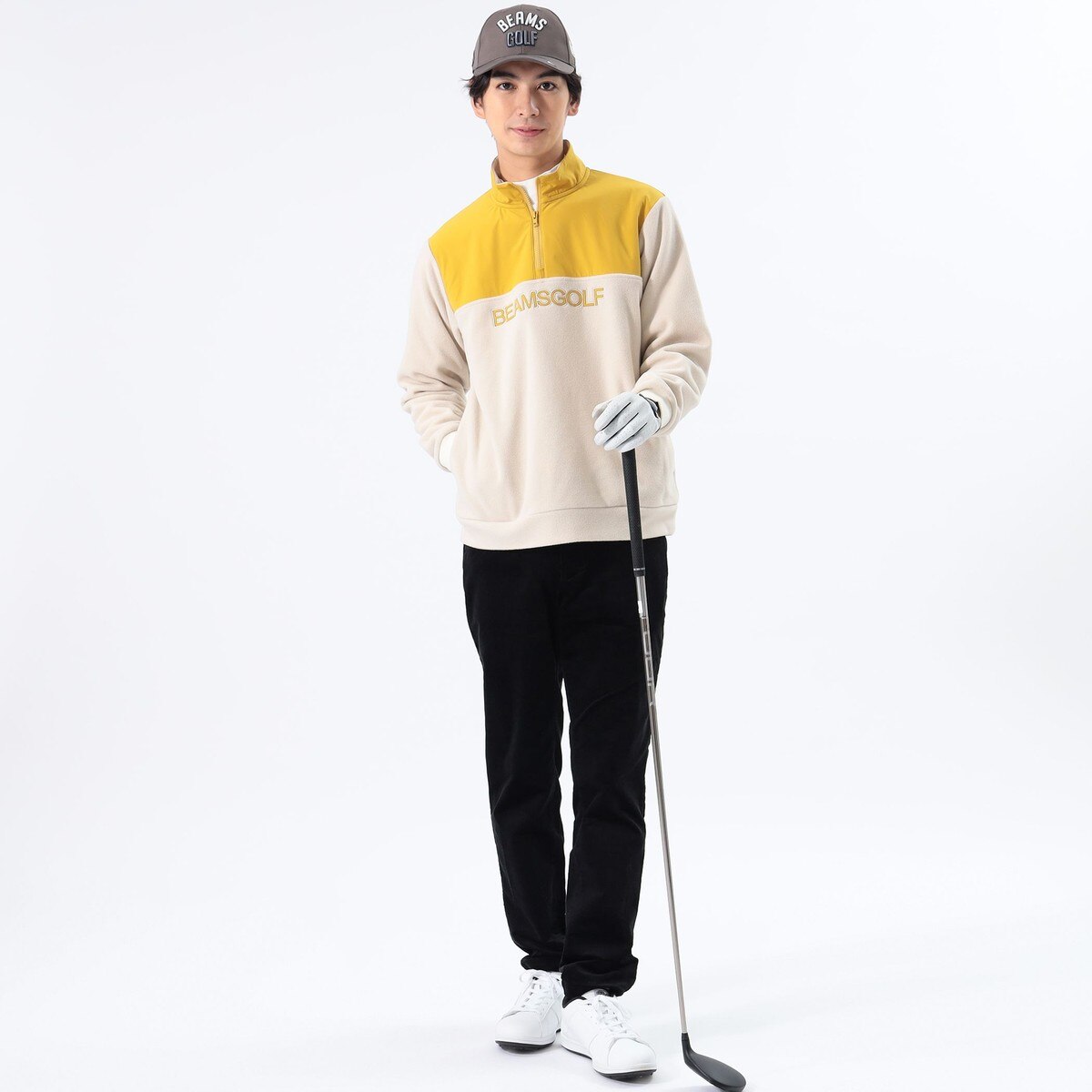 BEAMS GOLF スウェットコーデュロイ スリムストレッチパンツ BEAMS GOLF スウェットコーデュロイ スリムストレッチパンツ BEAMS