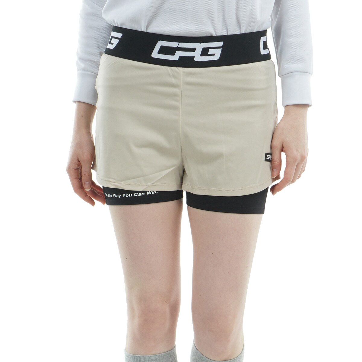 セール・アウトレット】ストレッチ レイヤード レギンスパンツ