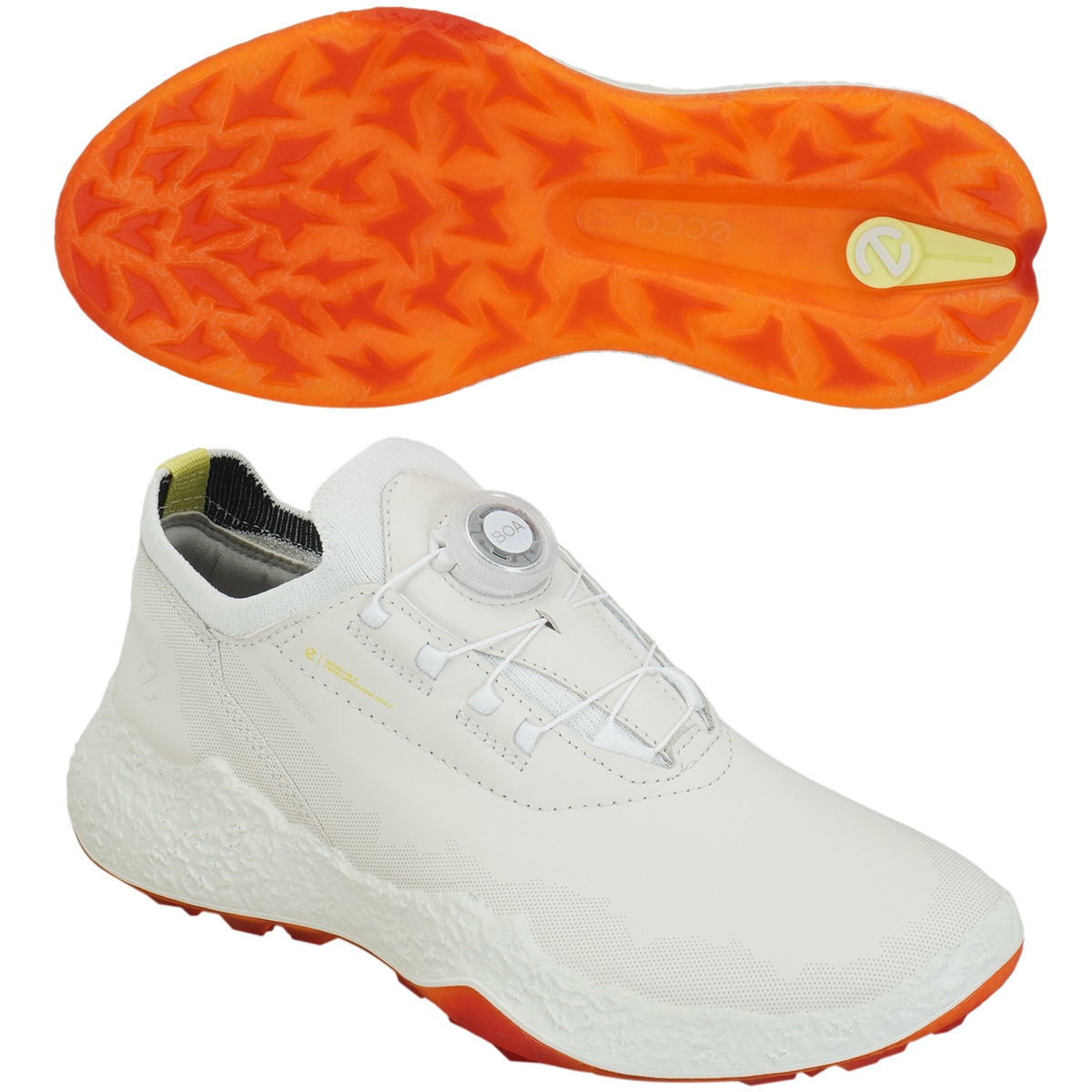 ecooエコーBIOM　H5 BOR ゴルフシューズ 2025モデル　EU42 プレミアムレザーブランド「ECCO」より、ゴルフシューズ 「ECCO