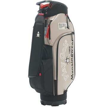 □定価49,500円 マンシングウェア GOLF 持ち手牛革 日本製 ドラム 
