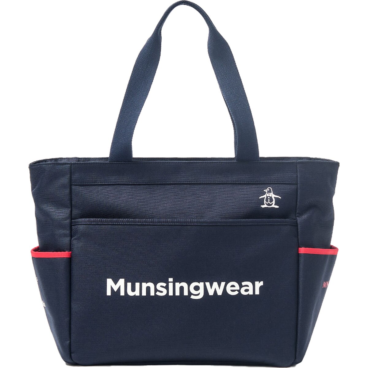 Munsingwear グリーンキーパーペンギンデザイン刺繍飛び柄トート