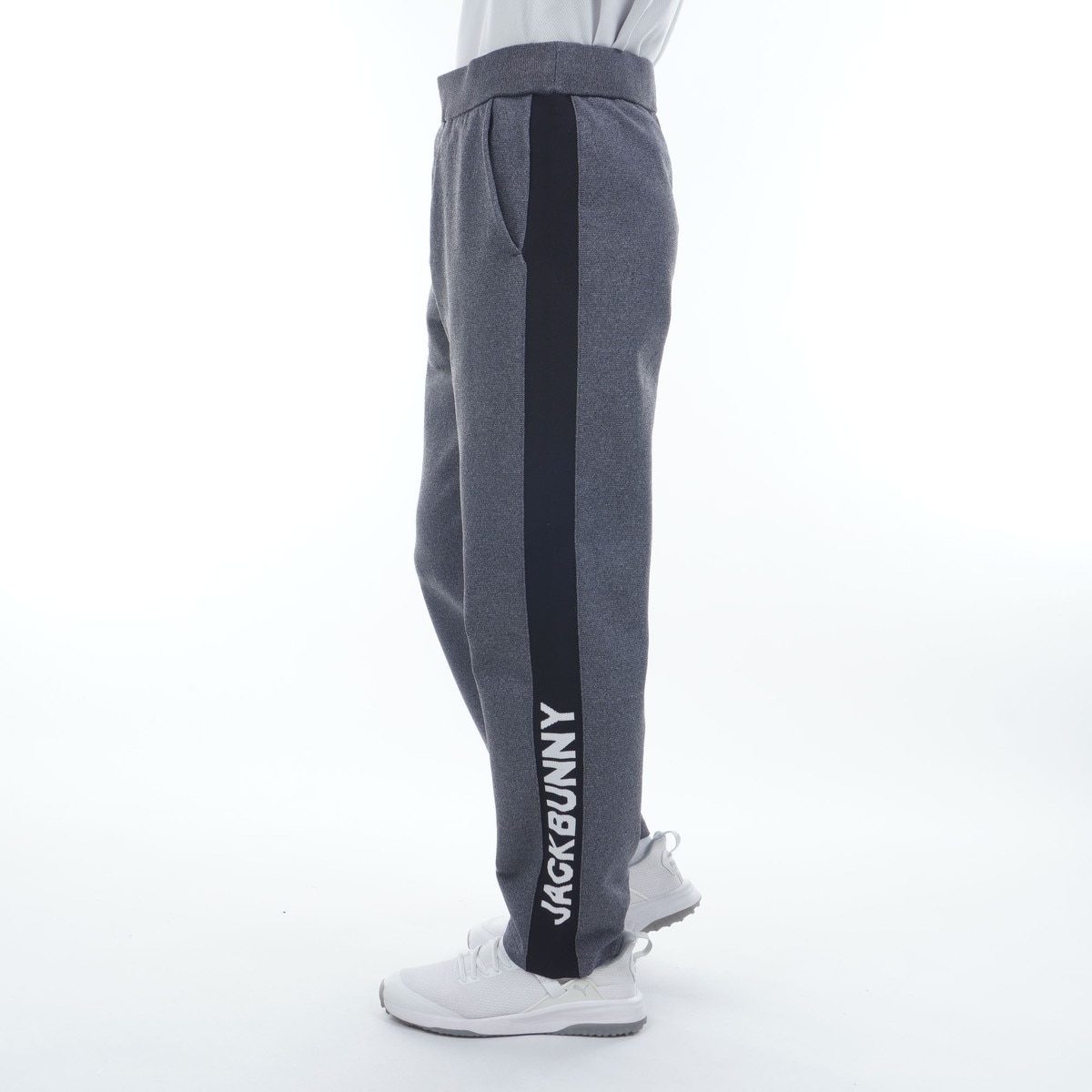 新品　ジャックバニー　Jack Bunny!!　ジョガーパンツ　グレー　サイズ5 セール・アウトレット】天竺ニット ジョガーパンツ(ロングパンツ