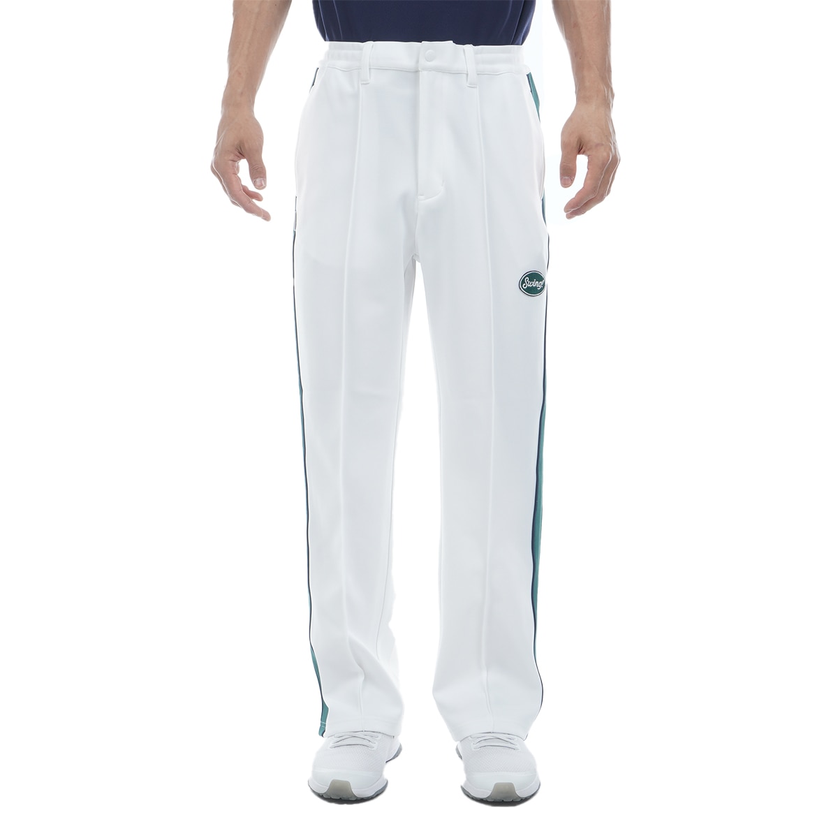 セール・アウトレット】ダブル変形天竺ワンタックトラックパンツ