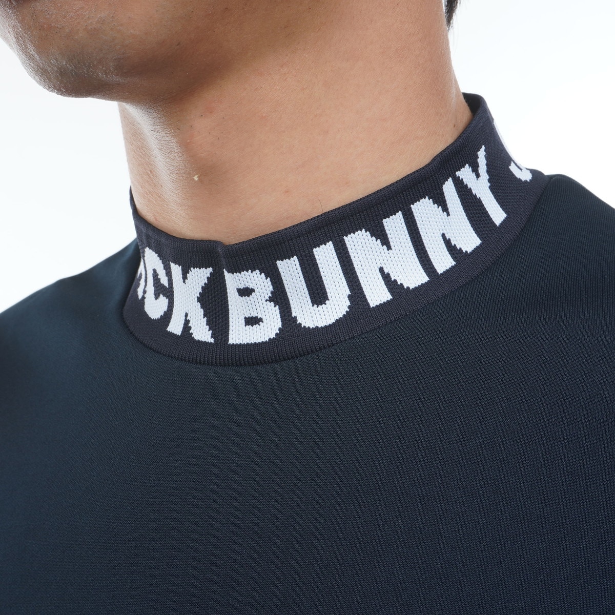 ダブルフェイス 鹿の子モックネック半袖シャツ(半袖シャツ・ポロシャツ