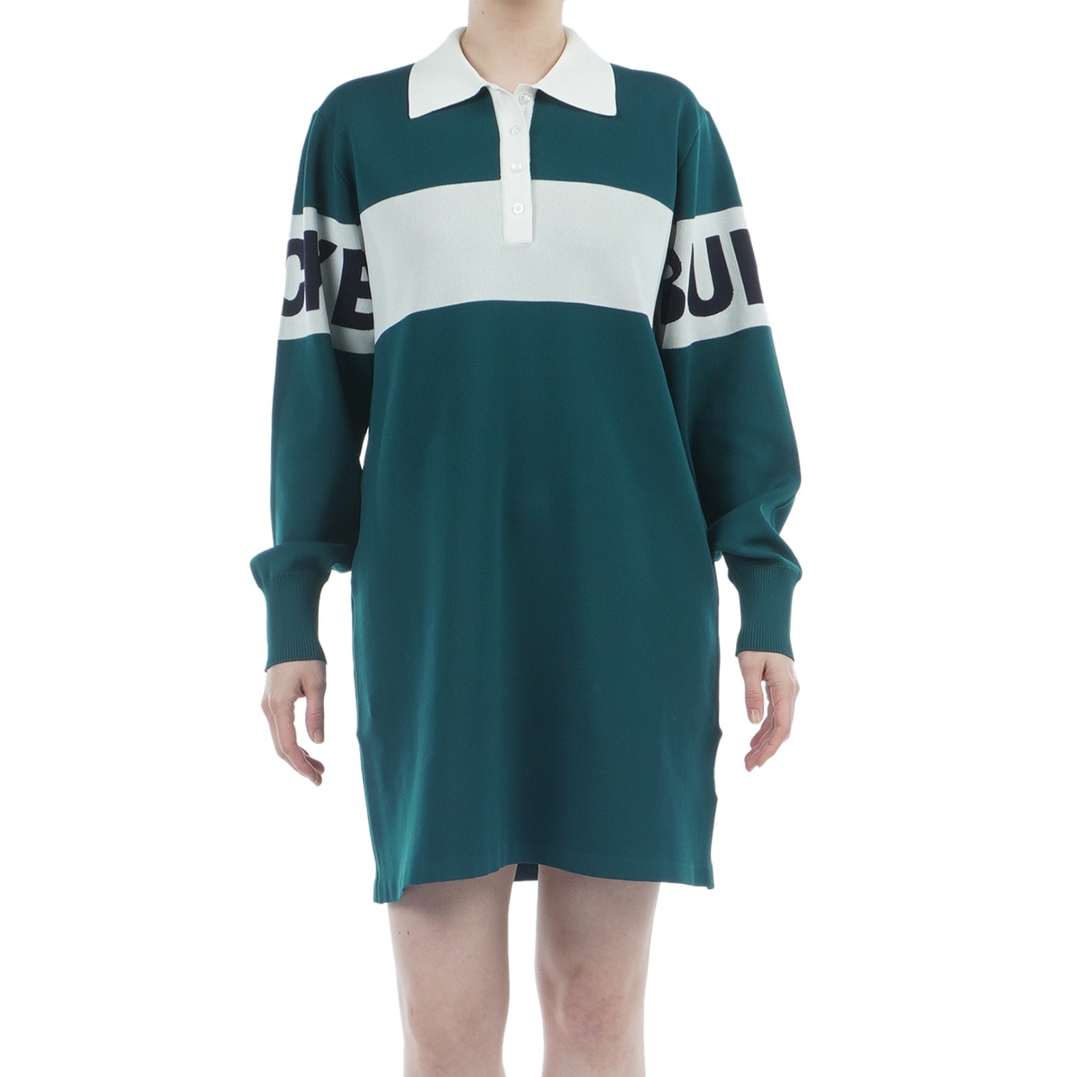 新品未使用　ジャックバニー　ワンピース　サイズ2 値下げ不可 ジャックバニー ロゴジャガードニットワンピース 263-2224848