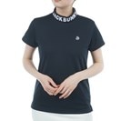 ダブルフェイス鹿の子 モックネック半袖シャツ