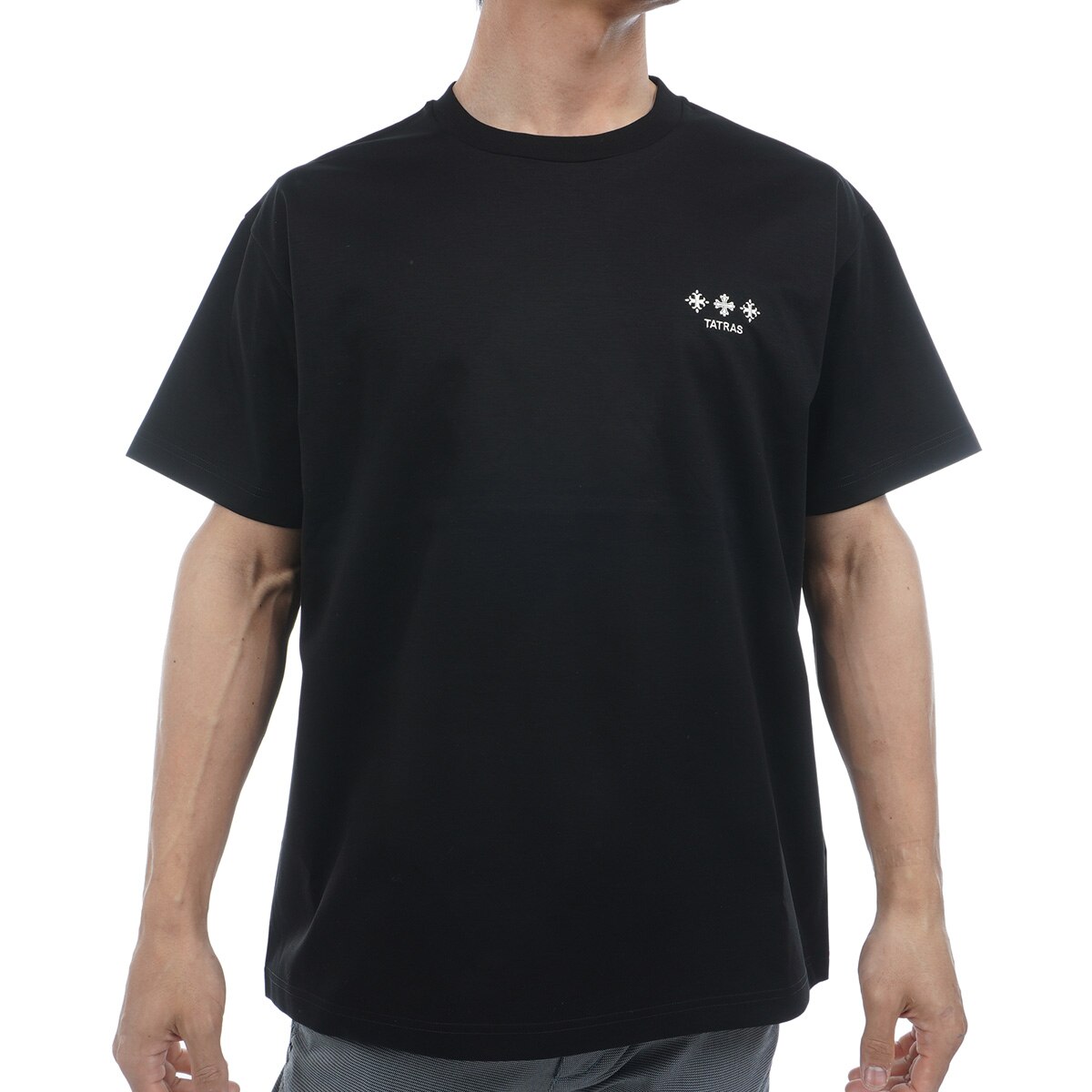 TATRAS Tシャツ NUNKI 半袖 コットン ロゴT MTAT25S8193-M TATRAS tシャツ 「TATRAS/タトラス」 NUNKI ブランドロゴ