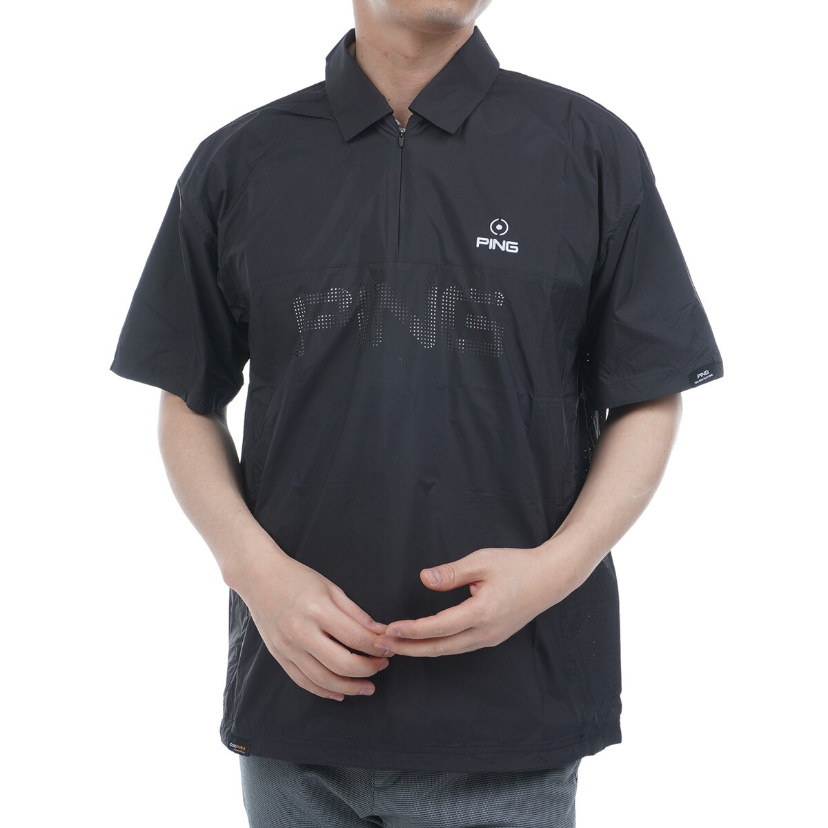 コーデュラ半袖ハーフジップブルゾン(アウター(ブルゾン、ウインド