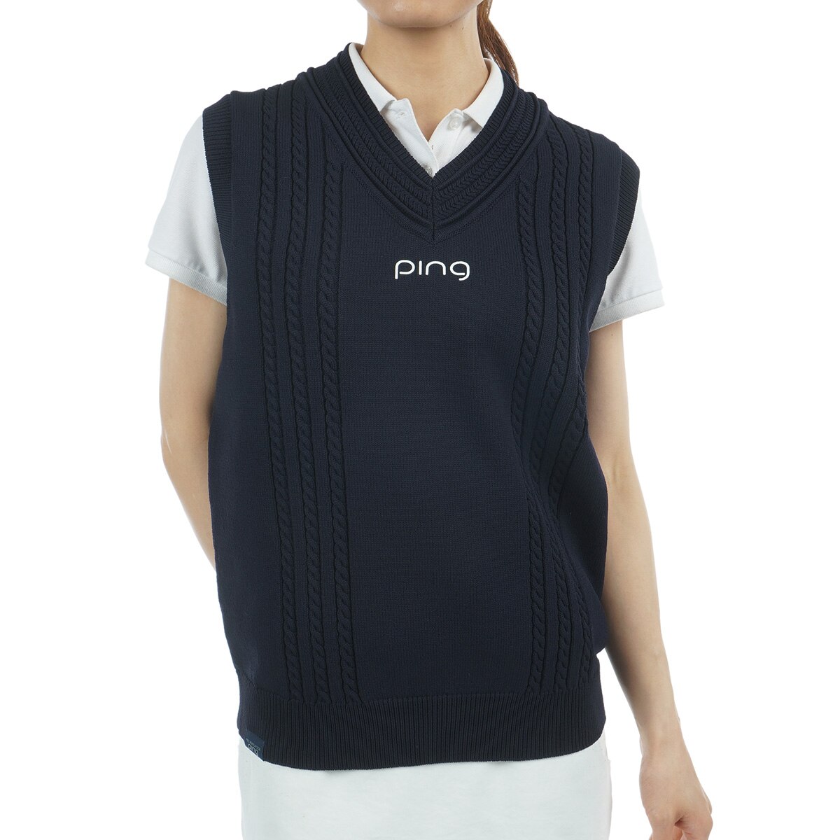 PING - PING❤︎ダウンベスト クーポン】【セール 20%OFF】ビックペンギンニットベスト