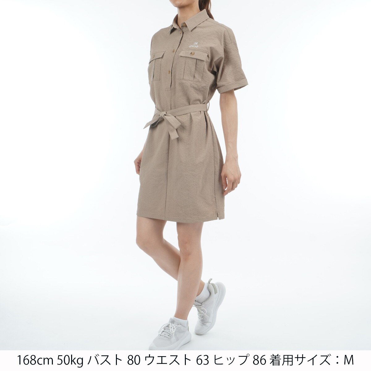 セール・アウトレット】シアサッカーワンピース レディス(ワンピース