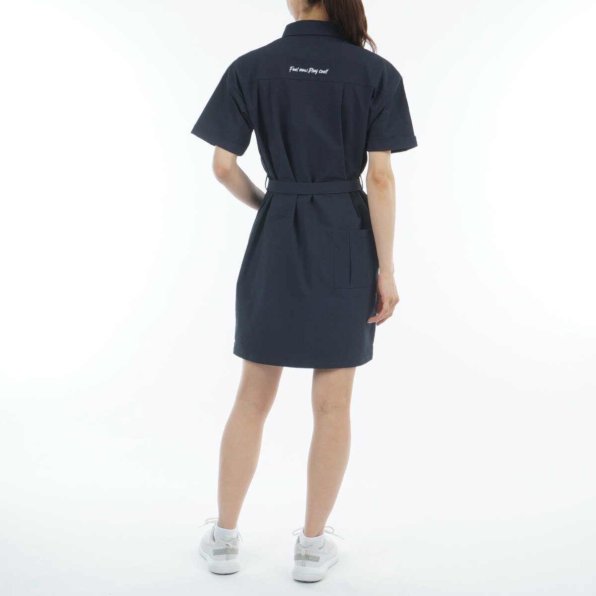 セール・アウトレット】シアサッカーワンピース レディス(ワンピース