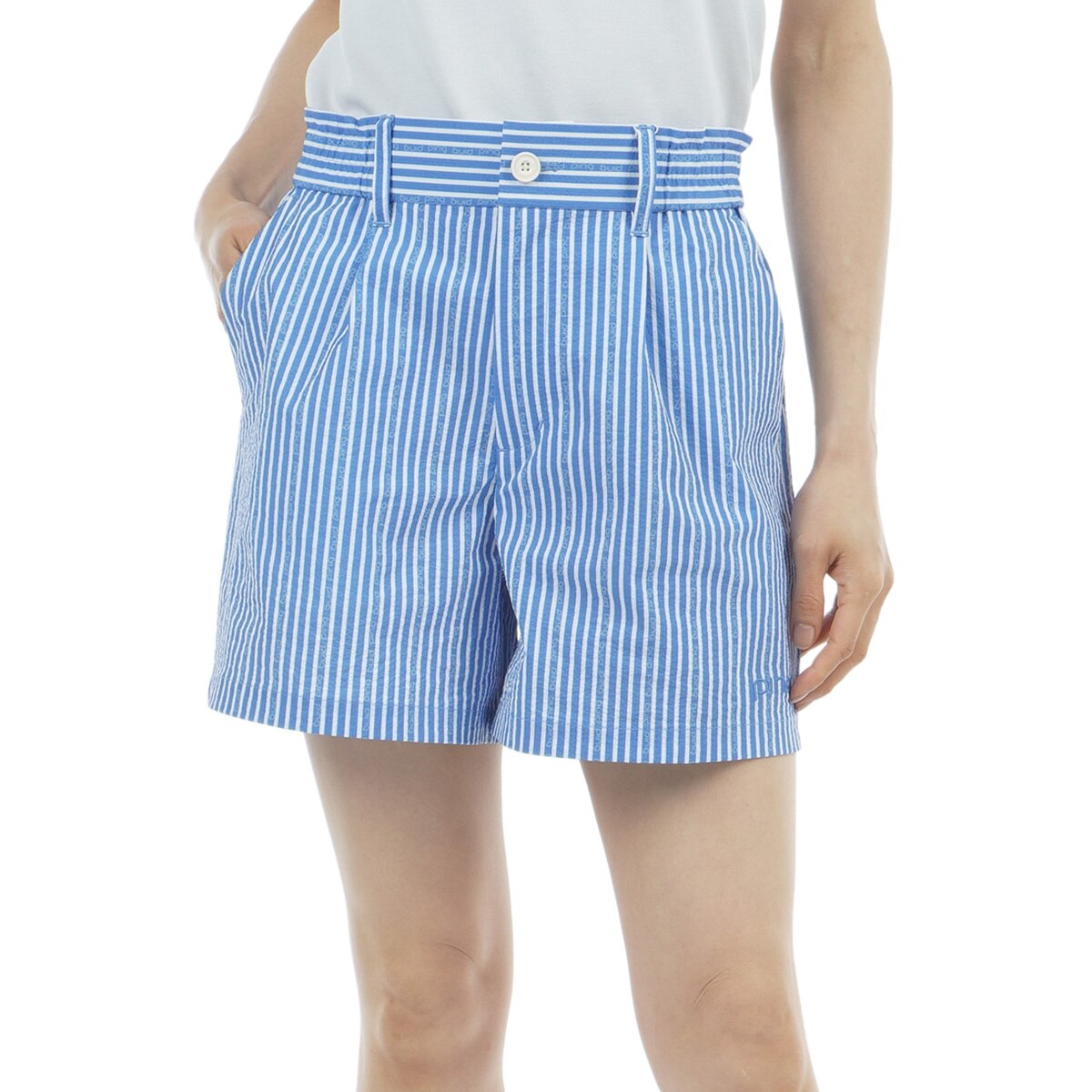 PING - coco 中古 ピン PING レディース パンツ L 水色 ライトブルー アンクル丈 ストレッチ  春夏 PING - coco 中古 ピン PING レディース パンツ L 水色 ライト