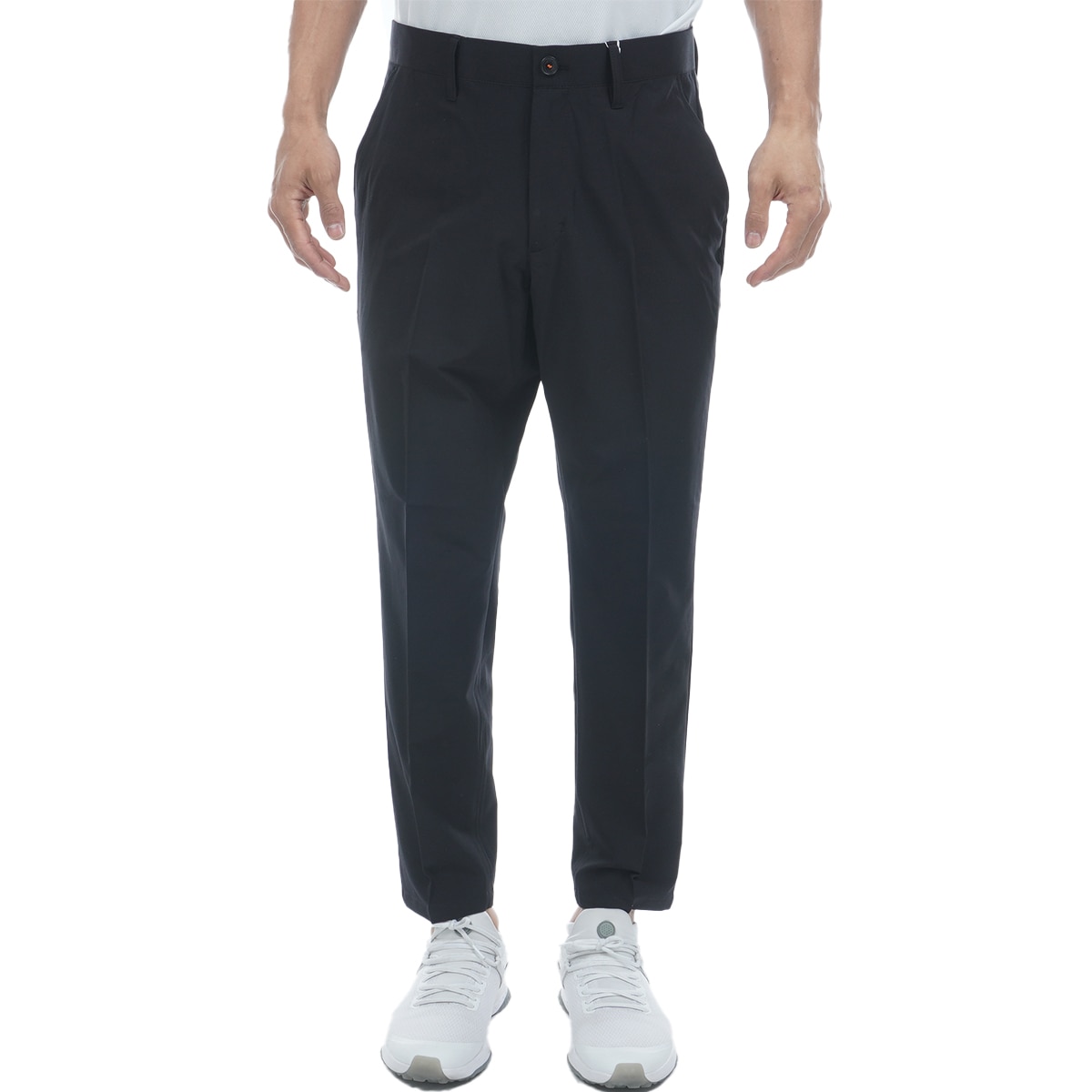 セール・アウトレット】ワイドテーパード ストレッチロングパンツ