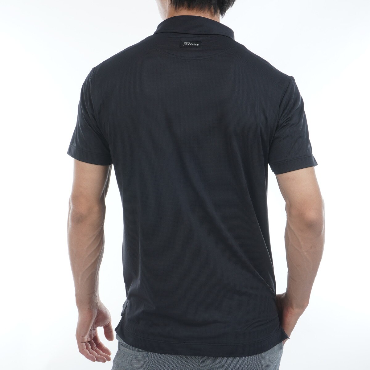 美品タイトリストポロシャツM Titleist タイトリストポロシャツ Mサイズ ブラック/レッド