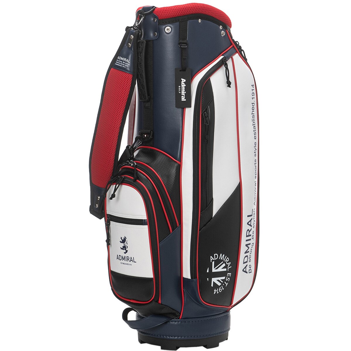 Admiral キャディバッグ ADMG3AC8 Admiral Golf アドミラルゴルフ 9型 キャディバッグ ロゴシリーズ