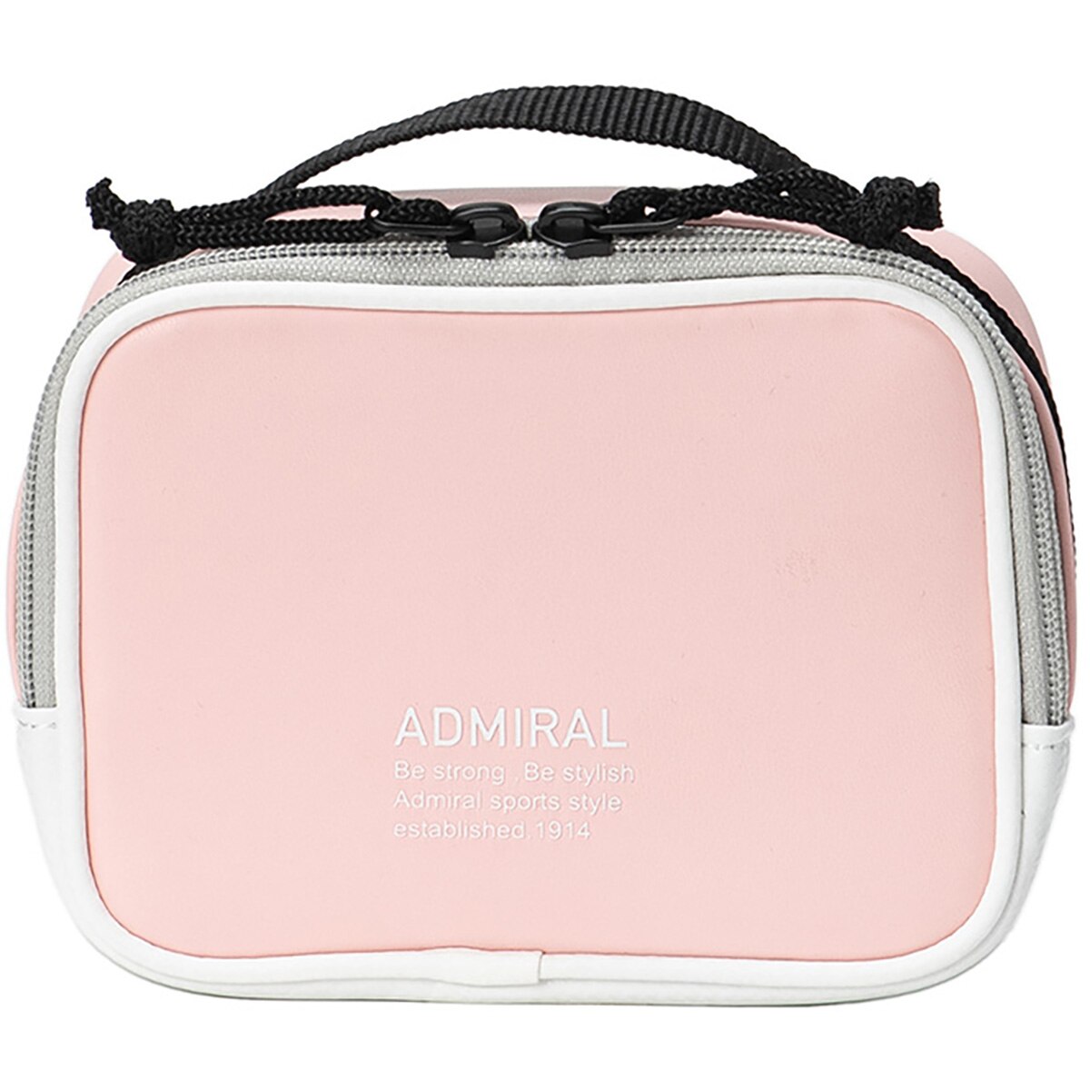 ソフトフェイクレザーポーチ(ラウンドバッグ)|Admiral