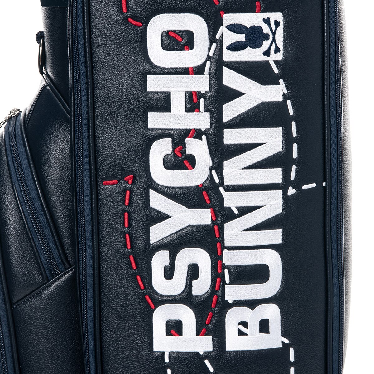 新品 サイコバニー キャディバッグ PBMG5SC5 ホワイト Psycho Bunny P10倍 サイコバニー ゴルフ カート キャディバッグ