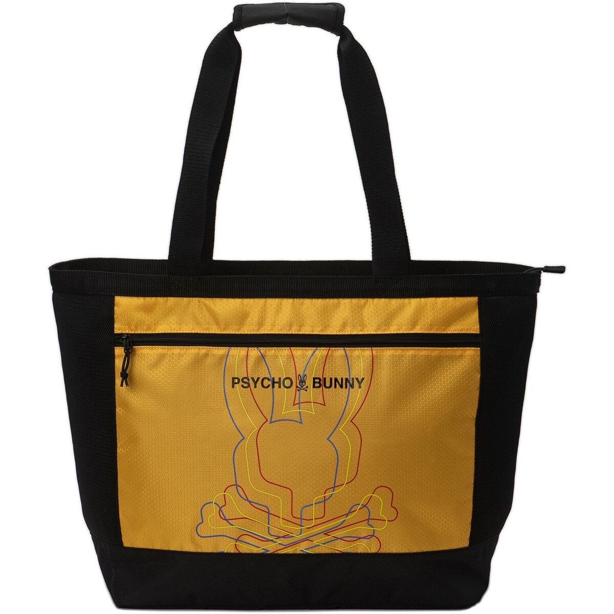 【新品タグ付き】サイコバニーゴルフ LWG グラデーションロゴトートバッグ 黒 LWG トートバッグ(トートバッグ)|PSYCHO BUNNY(サイコバニー) PBMG5SBA