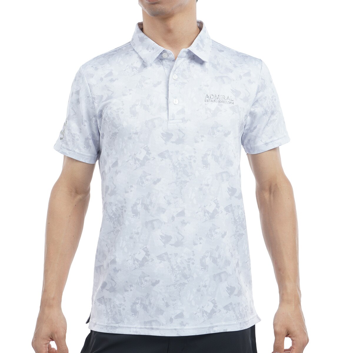 Admiral アドミラル　半袖シャツ Admiral Golf アドミラルゴルフ シャツ モックシャツ メンズ
