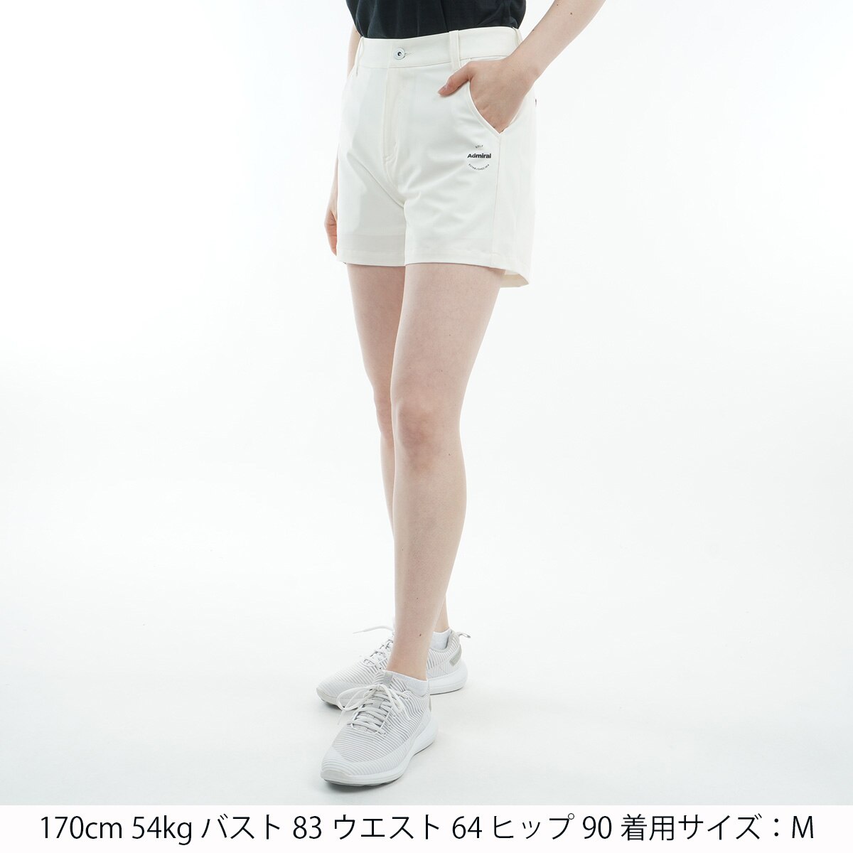 Admiral ショートパンツとTシャツセット ストレッチ ツイルショートパンツ レディス(ハーフパンツ