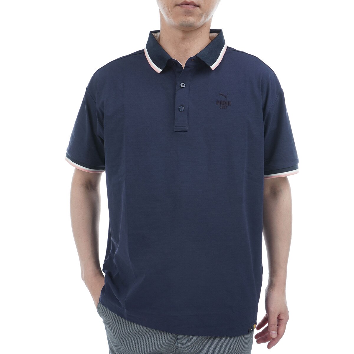 FOG ストレッチ リブカラー半袖ポロシャツ(半袖シャツ FOG ストレッチ リブカラー半袖ポロシャツ(半袖シャツ