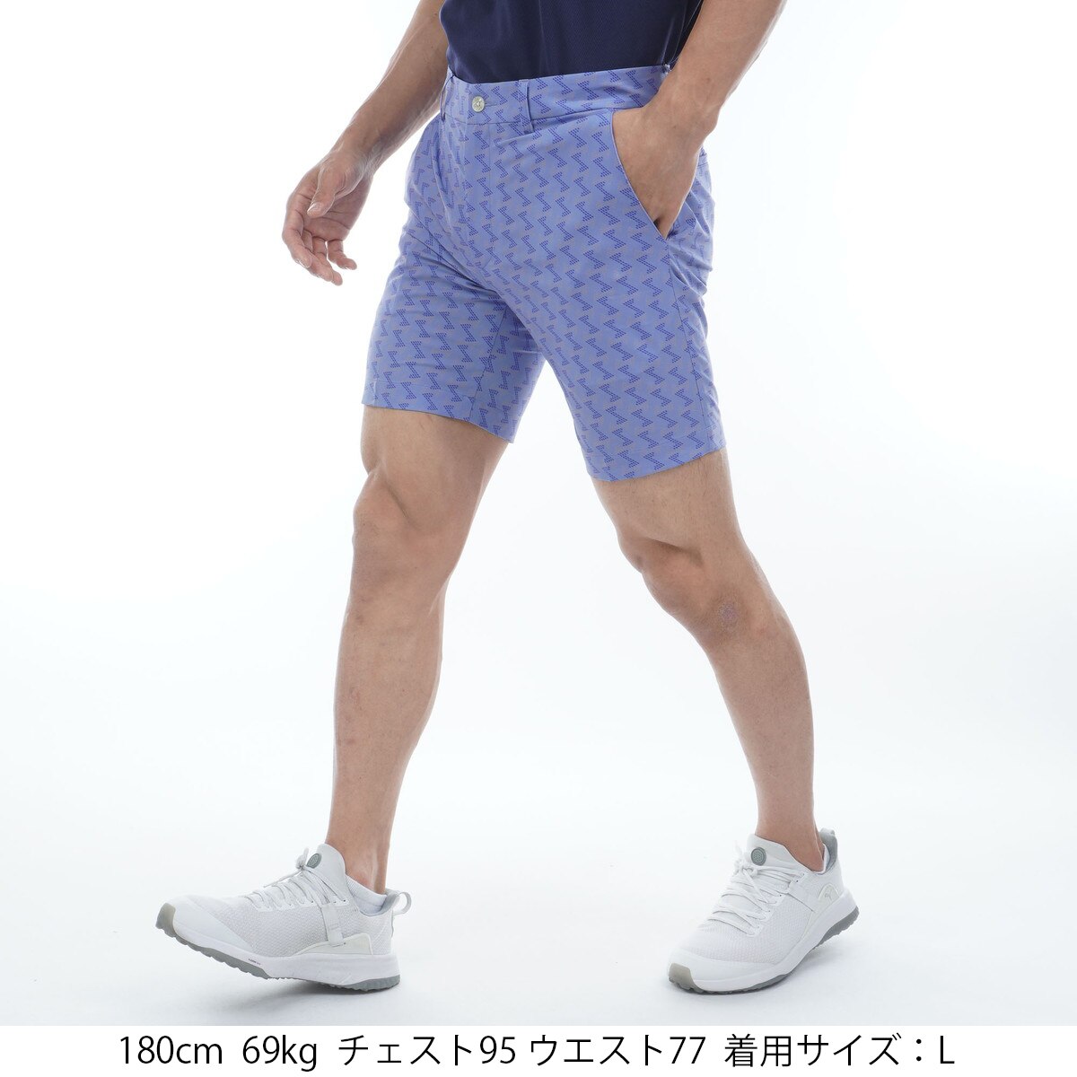 Resurrection レザレクション GMプリント ストレッチショートパンツ アウトレット】ストレッチ GMプリントショートパンツ(ハーフパンツ