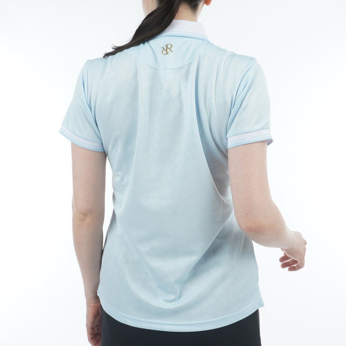 セール・アウトレット】ストレッチ GMエンボス クレリック半袖