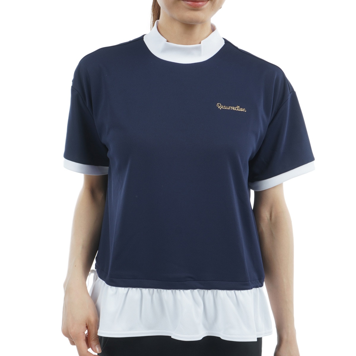 セール・アウトレット】リラックスフィット ペプラムフリル