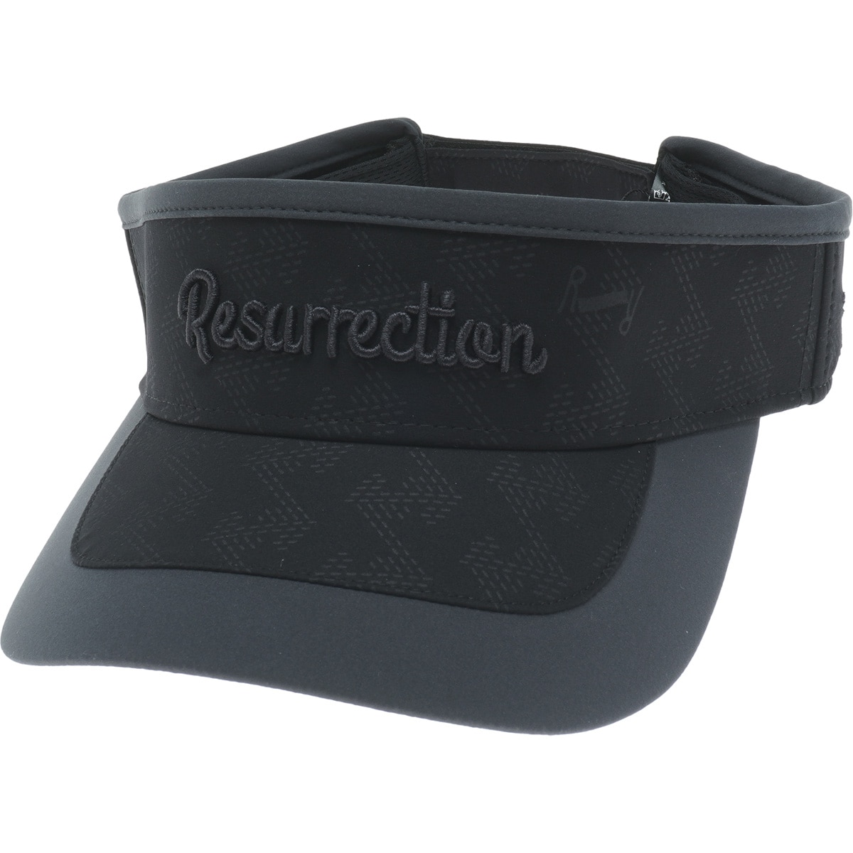【新品】レザレクション　ゴルフ　サンバイザー　黒 新品】レザレクション ゴルフ サンバイザー 黒 SUNVISOR