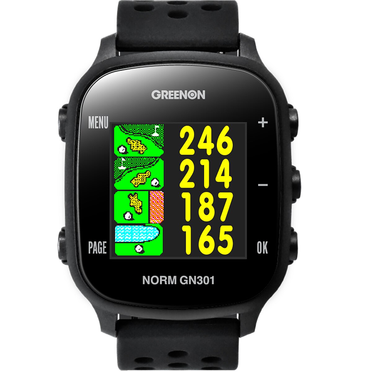 グリーンオン ゴルフウォッチ NORM ノルム GN301 保証書有り 2年保証】THE GOLF WATCH NORM GN301 | グリーンオンダイレクト