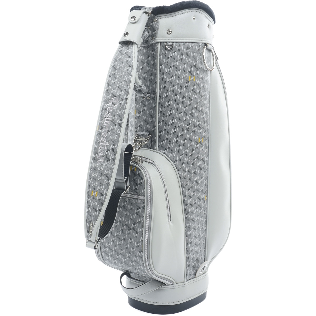 Resurrection ゴルフキャディバッグ ホワイト/グレー レザレクション