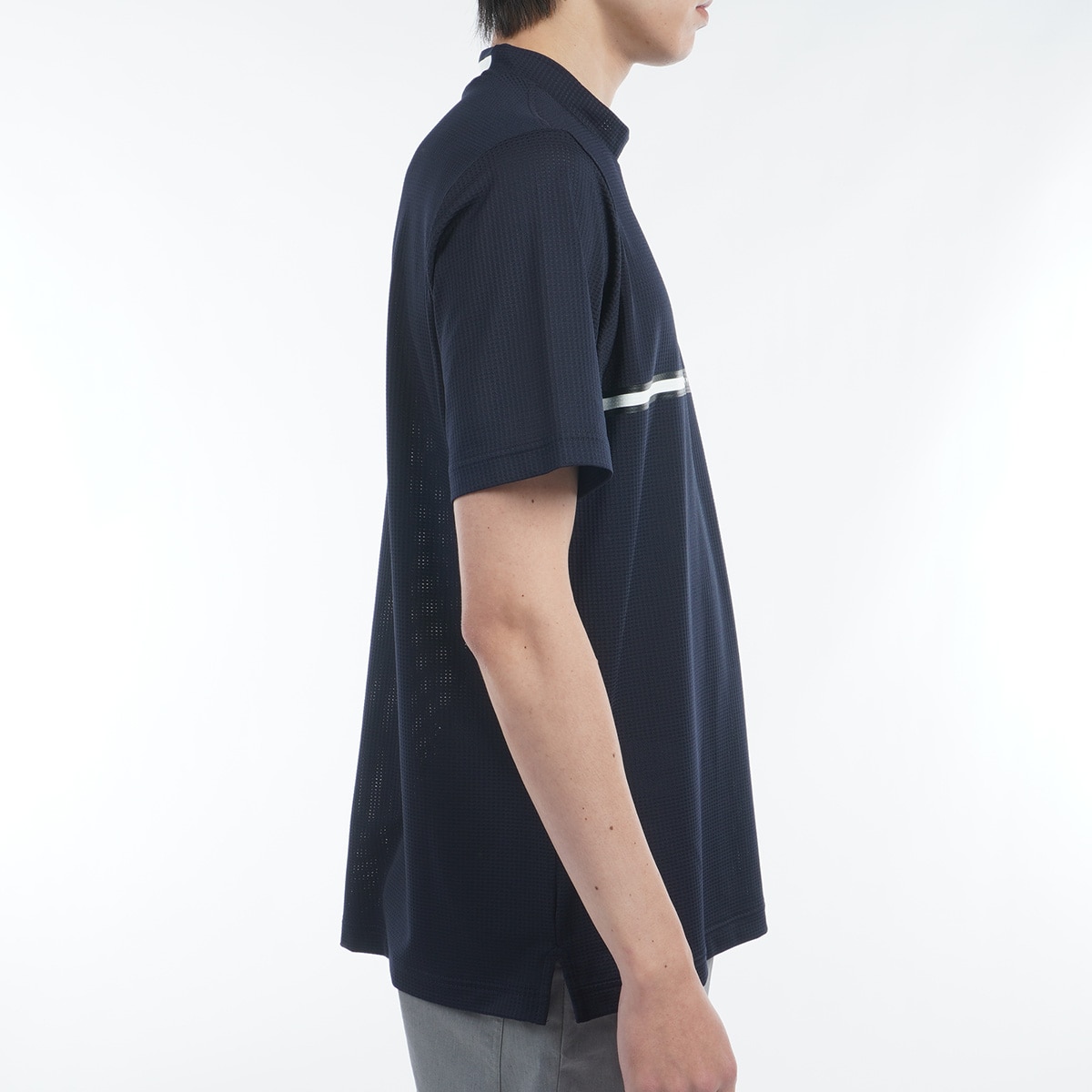 セール・アウトレット】HILFIGERトリコグラフィック モックネック半袖