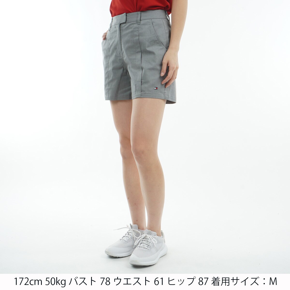 トミー ヒルフィガー ゴルフ　  GOLF　ストレッチ フロントタックツイル ショートパンツ　レディス ストレッチ フロントタックツイル ショートパンツ レディス(ハーフ