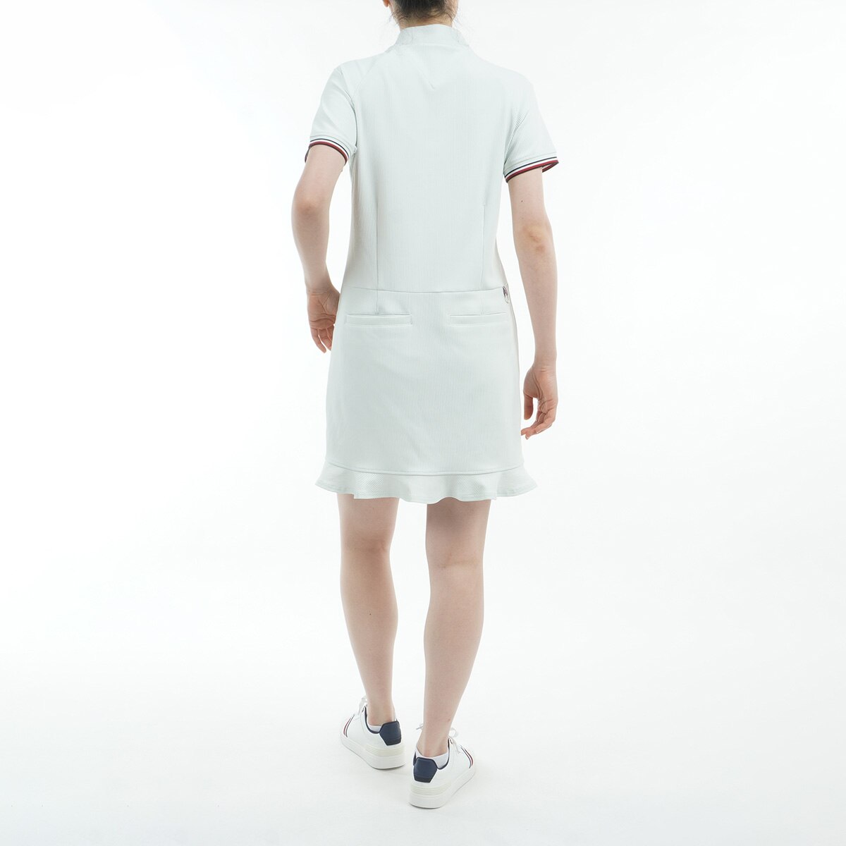 ハイテンションモックネック Aラインワンピース レディス(ワンピース