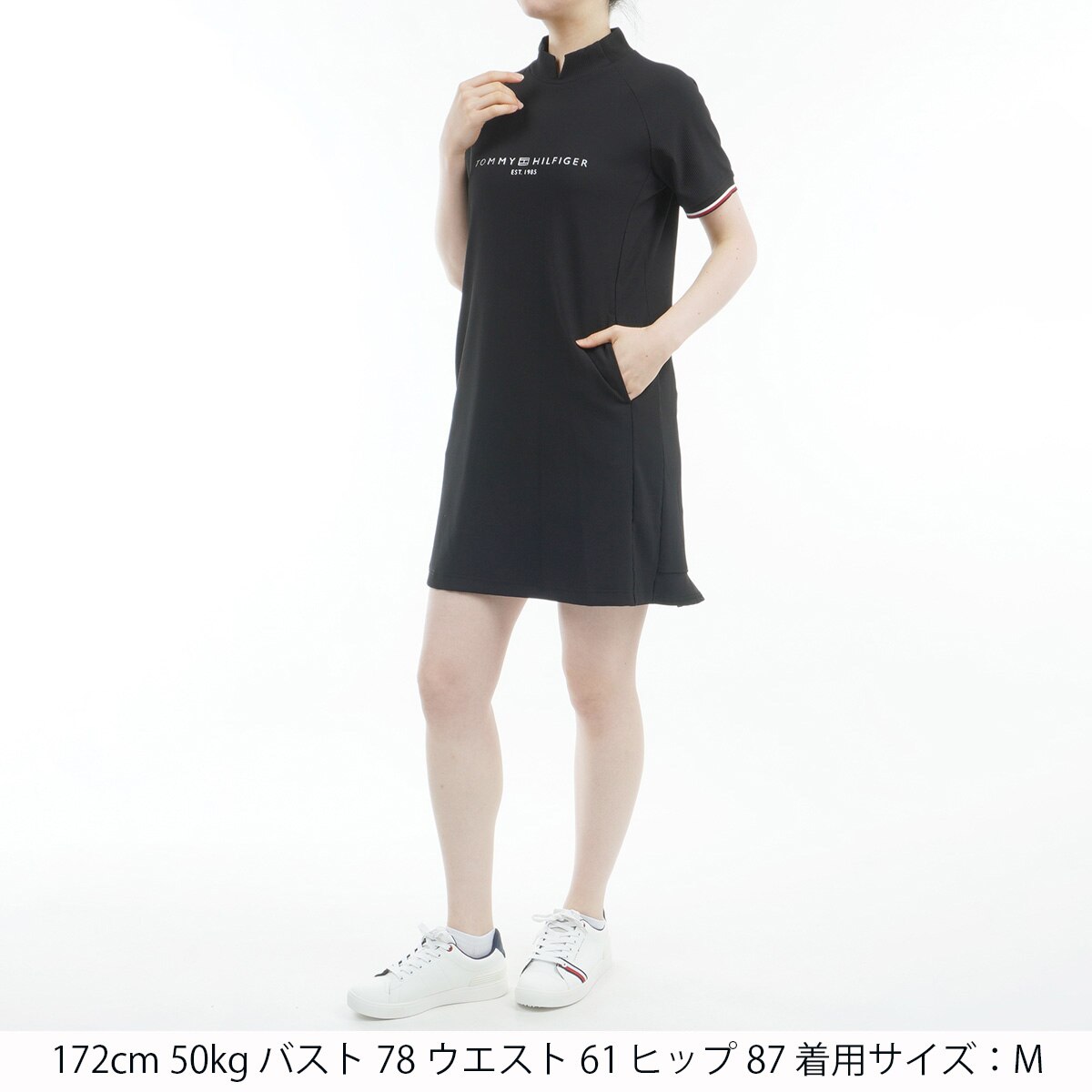 新品❗️ トミーヒルフィガーゴルフ M 半袖モックネックワンピース ブラック 楽天市場】【40%OFF】【正規販売店】[Tommy Hilfiger Golf] ハイ