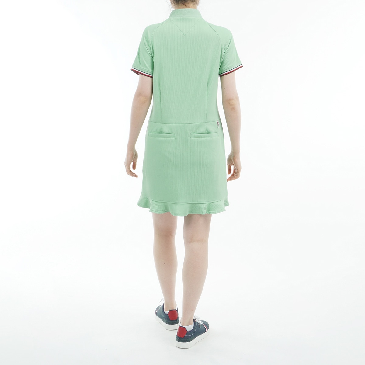 ハイテンションモックネック Aラインワンピース レディス(ワンピース