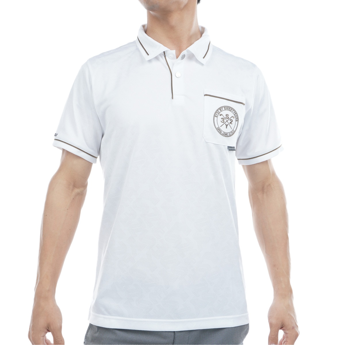 セール・アウトレット】ストレッチ オリジナルジャカード パイピング