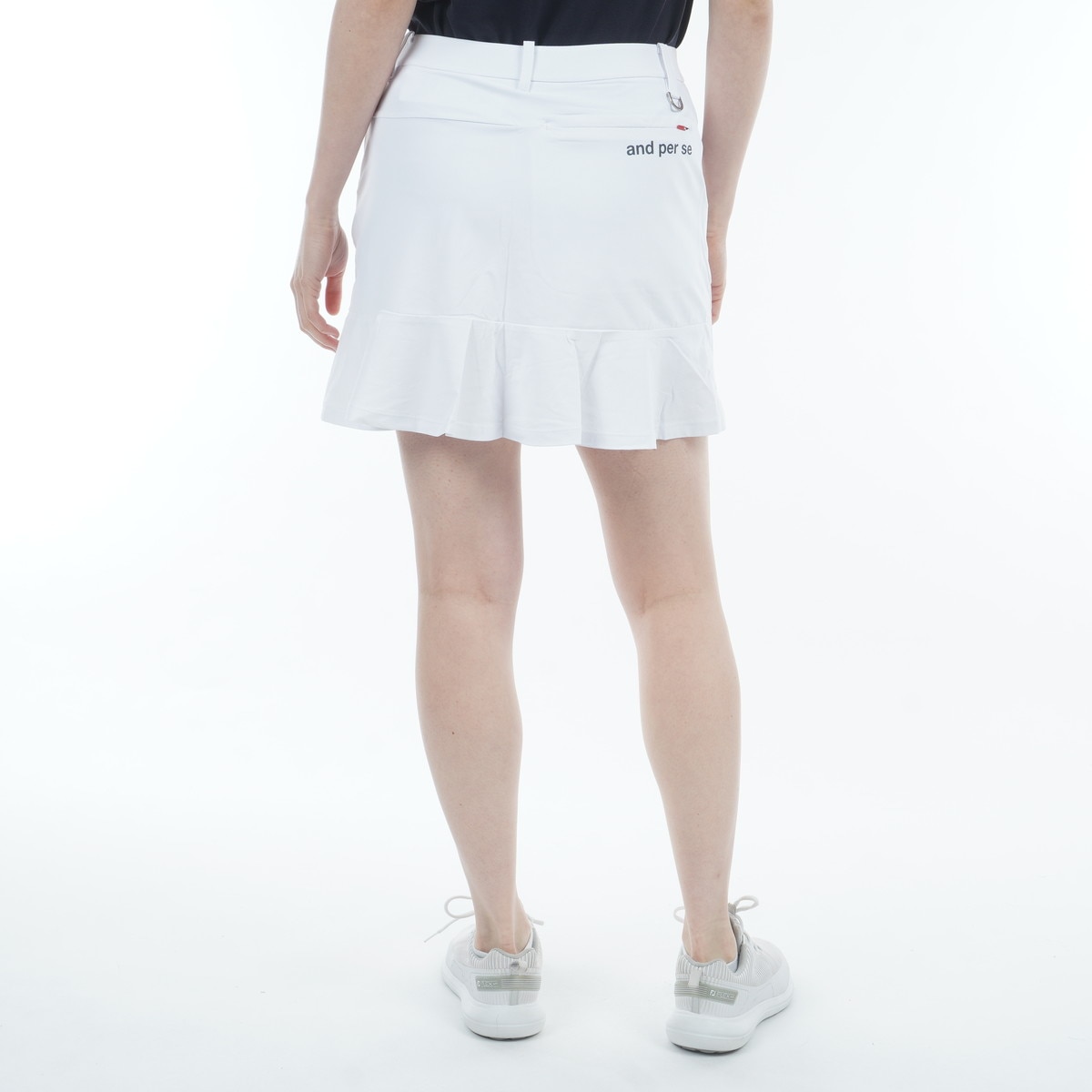coco 未使用品 アンパスィ and per se レディース スカート L 白 ホワイト インナーパンツ付き 春夏 未使用品 レディース アンパスィ and per se スカート L 白