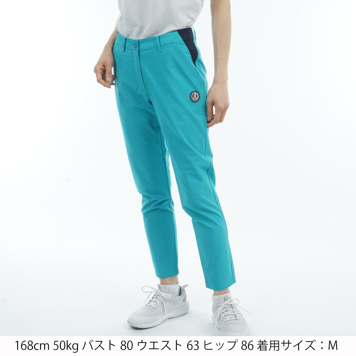 and per se アンパスィ golf ゴルフパンツ ストレッチ LL ストレッチ スイングドライWクロスパンツ レディス(ロングパンツ