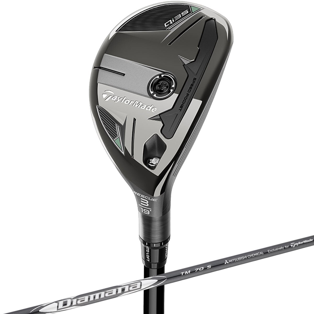 Qi35 レスキュー Diamana SILVER TM70 レフティ(ユーティリティ