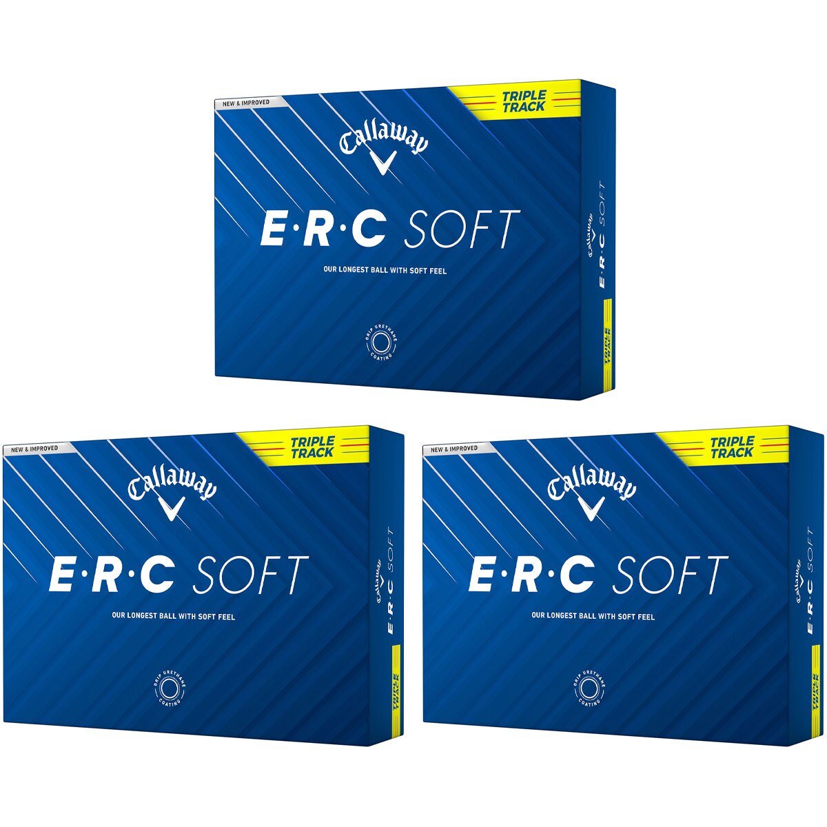 ERC SOFT TRIPLE TRACK ボール 3ダースセット(ボール（新品）)|E・R・C