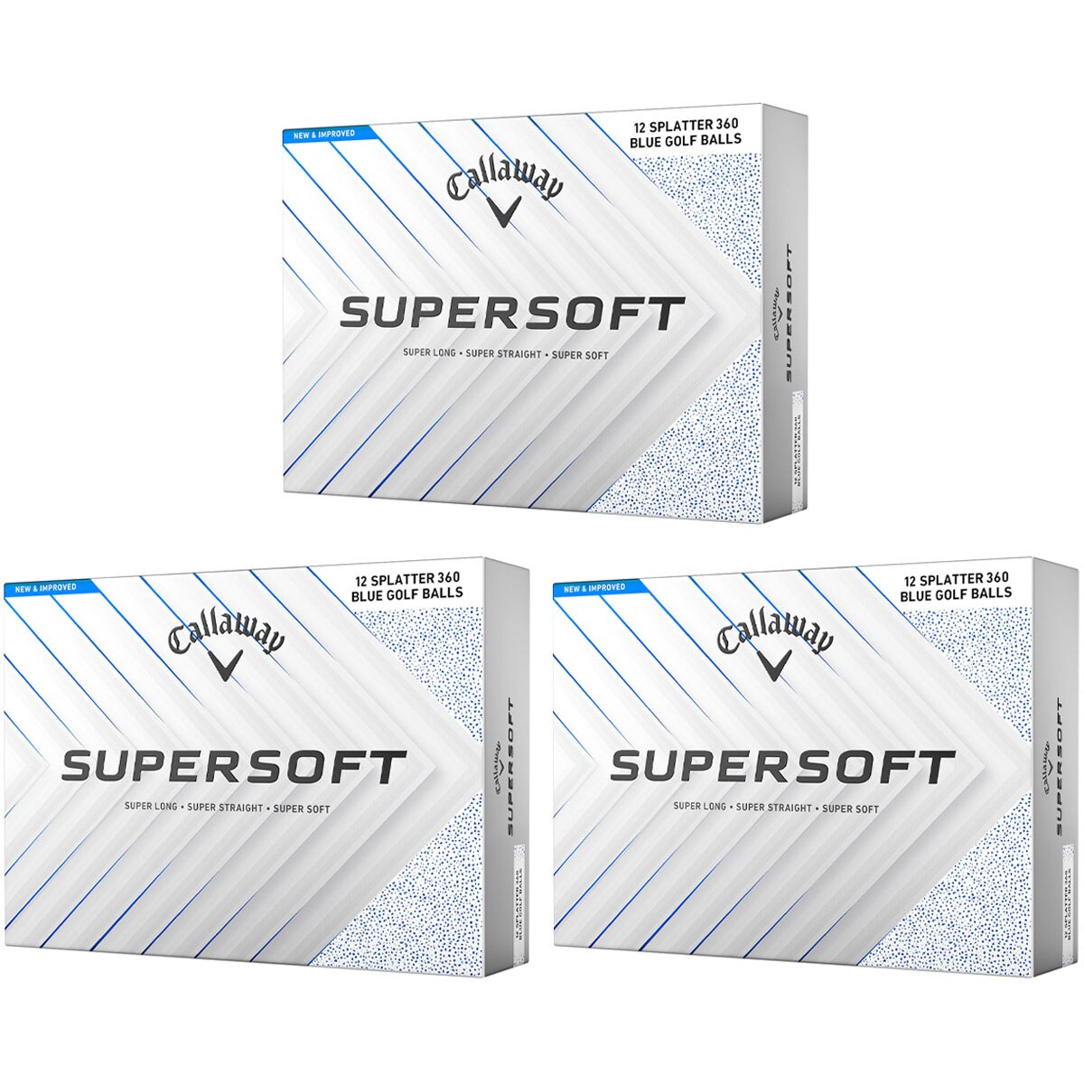キャロウェイゴルフ　SUPERSOFT　SUPERSOFT SPLATTER ボール 3ダースセット SUPERSOFT SPLATTER ボール 3ダースセット(ボール（新品）)|SUPERSOFT
