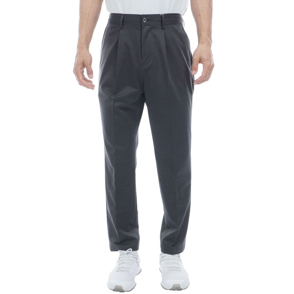 Munsingwear ストレッチ ツイルチェック柄パンツ -デサント
