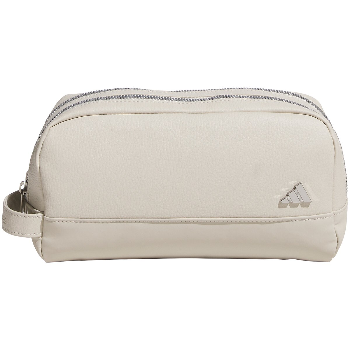 メタルロゴ ジップポーチ(ラウンドバッグ)|Adidas(アディダス